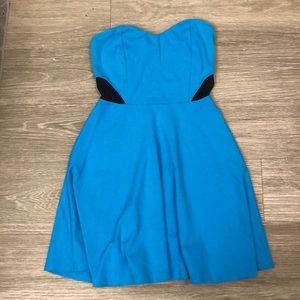 Blue Side Panelled Sundress